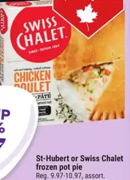 Giant Tiger Swiss Chalet frozen pot pie offer
