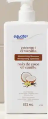 Walmart Equate coconut & vanilla shampoo or conditioner offer