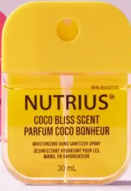 Walmart Nutrius hand sanitizer spray offer