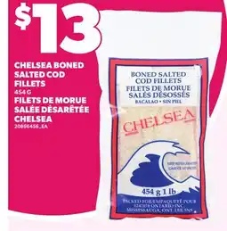 Independent City Market CHELSEA BONED SALTED COD FILLETS offer