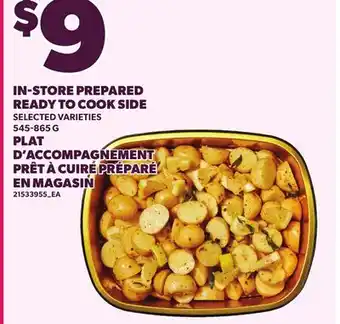 Independent City Market IN-STORE PREPARED READY TO COOK SIDE offer