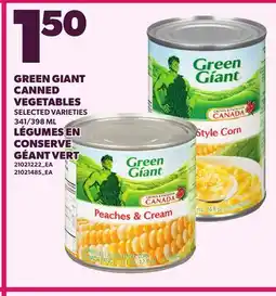 Independent City Market GREEN GIANT CANNED VEGETABLES, 341/398 ML offer