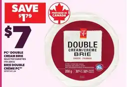 Independent City Market PC DOUBLE CREAM BRIE offer
