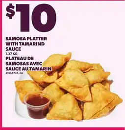 Independent City Market SAMOSA PLATTER WITH TAMARIND offer