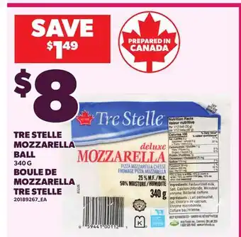 Independent City Market TRE STELLE MOZZARELLA BALL offer