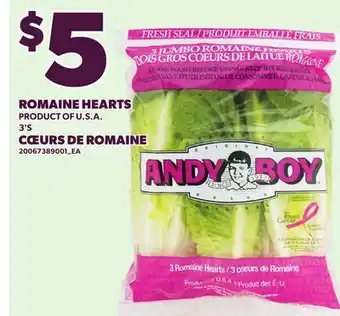 Independent City Market ROMAINE HEARTS, 3'S offer