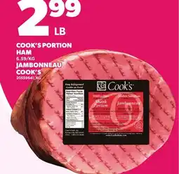 Independent City Market COOK'S PORTION HAM offer