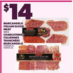 Independent City Market MARCANGELO ITALIAN SLICED MEAT offer