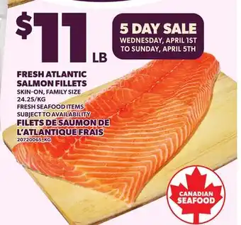 Independent City Market FRESH ATLANTIC SALMON FILLETS offer