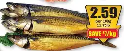 Starsky Hot Smoked Mackerel offer