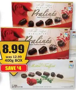 Starsky Maitre Truffout Assorted Chocolate Pralines offer