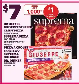 Independent City Market DR OETKER GIUSEPPE STUFFED CRUST PIZZA, 685-724 G OR SUPREMA PIZZA, 487-520 G offer