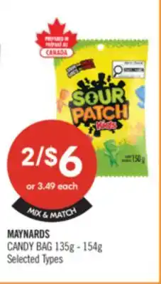 Shoppers Drug Mart MAYNARDS CANDY BAG offer