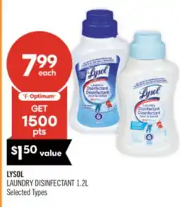 Shoppers Drug Mart LYSOL LAUNDRY DISINFECTANT offer