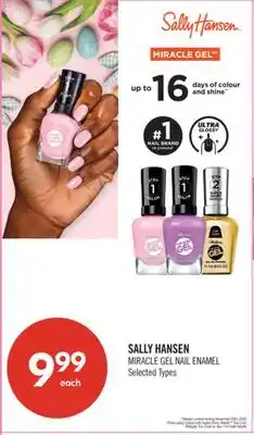 Shoppers Drug Mart SALLY HANSEN MIRACLE GEL NAIL ENAMEL offer