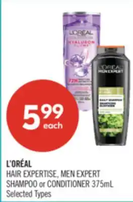 Shoppers Drug Mart L'ORÉAL HAIR EXPERTISE, MEN EXPERT SHAMPOO or CONDITIONER offer