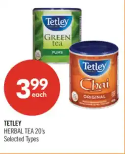 Shoppers Drug Mart TETLEY HERBAL TEA offer