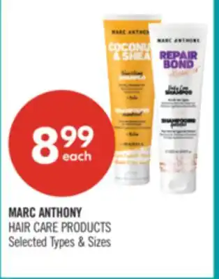 Shoppers Drug Mart MARC ANTHONY HAIR CARE PRODUCTS offer