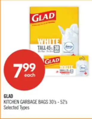 Shoppers Drug Mart GLAD KITCHEN GARBAGE BAGS offer