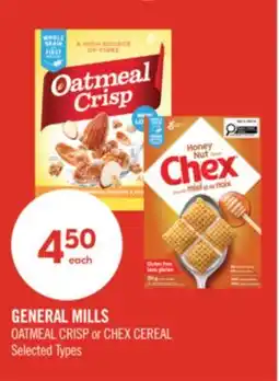 Shoppers Drug Mart GENERAL MILLS OATMEAL CRISP or CHEX CEREAL offer