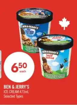 Shoppers Drug Mart BEN & JERRY'S ICE CREAM offer