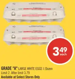 Shoppers Drug Mart GRADE A LARGE WHITE EGGS 1 DOZEN offer