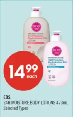Shoppers Drug Mart EOS 24H MOISTURE BODY LOTIONS offer