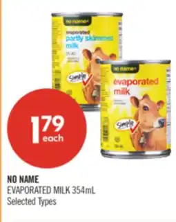 Shoppers Drug Mart NO NAME EVAPORATED MILK offer