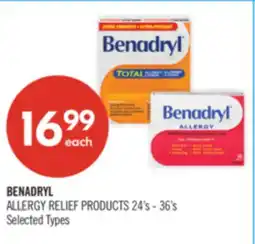 Shoppers Drug Mart BENADRYL ALLERGY RELIEF PRODUCTS offer