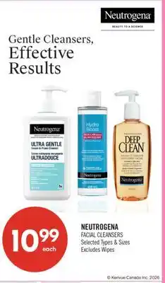 Shoppers Drug Mart NEUTROGENA FACIAL CLEANSER offer