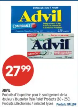 Shoppers Drug Mart ADVIL Ibuprofen Pain Relief Products offer