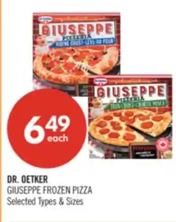 Shoppers Drug Mart DR. OETKER GIUSEPPE FROZEN PIZZA offer