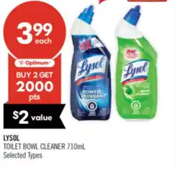 Shoppers Drug Mart LYSOL TOILET BOWL CLEANER offer