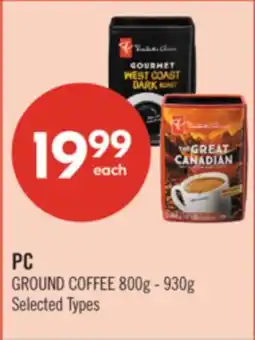 Shoppers Drug Mart PC GROUND COFFEE offer