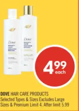 Shoppers Drug Mart DOVE HAIR CARE PRODUCTS offer