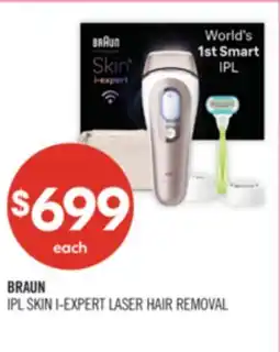 Shoppers Drug Mart BRAUN IPL SKIN I-EXPERT LASER HAIR REMOVAL offer