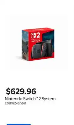 Walmart Nintendo Switch 2 System offer