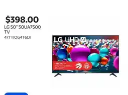 Walmart LG 50 50UA7500 TV offer