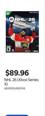 Walmart NHL 26 (Xbox Series X) offer