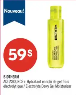 Pharmaprix BIOTHERM Electrolyte Dewy Gel Moisturizer offer