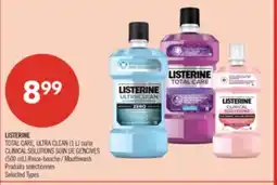 Pharmaprix LISTERINE TOTAL CARE, ULTRA CLEAN (1 L) or CLINICAL SOLUTIONS SOIN DE GENCIVES (500 mL) Mouthwash offer