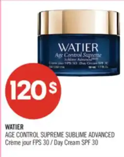Pharmaprix WATIER AGE CONTROL SUPREME SUBLIME ADVANCED Day Cream SPF 30 offer