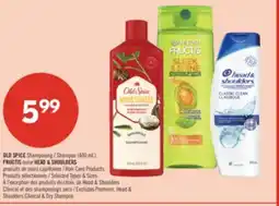 Pharmaprix OLD SPICE Shampoo (400 mL), FRUCTIS or HEAD & SHOULDERS Hair Care Products offer