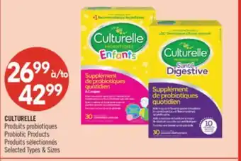 Pharmaprix CULTURELLE Probiotic Products offer