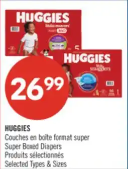 Pharmaprix HUGGIES Super Boxed Diapers offer