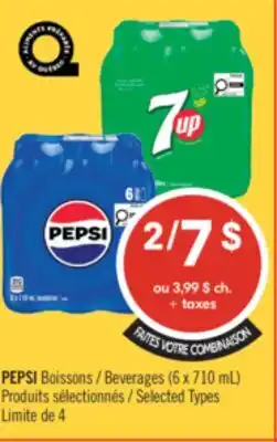 Pharmaprix PEPSI Beverages offer