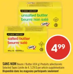 Pharmaprix NO NAME Butter offer