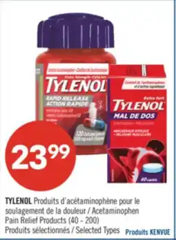 Pharmaprix TYLENOL Acetaminophen Pain Relief Products offer