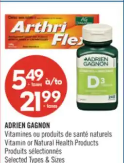 Pharmaprix ADRIEN GAGNON Vitamin or Natural Health Products offer