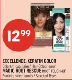 Pharmaprix EXCELLENCE, KERATIN COLOR Hair Colour or MAGIC ROOT RESCUE ROOT TOUCH-UP offer